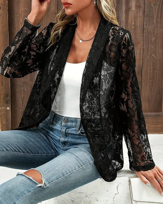 Savannah | Lace elegant blazer